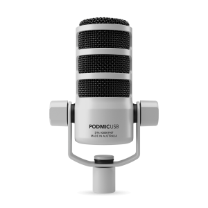 Rode PodMic USB Versatile Dynamic Broadcast Microphone - White