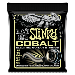 Ernie Ball P02714 Mammoth Slinky Cobalt Electric Guitar Strings 12-62 Gauge