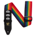 Ernie Ball P04188 Polypro Pickholder Guitar Strap/Bass Strap - Rainbow