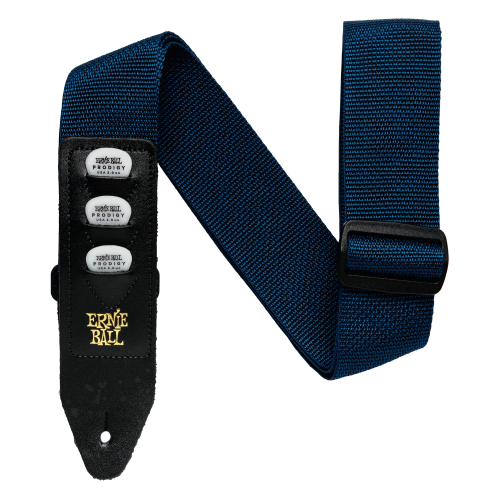 Ernie Ball P04236 Pickholder Polypro Guitar Strap - Navy