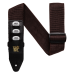 Ernie Ball P04250 Pickholder Polypro Guitar Strap - Brown