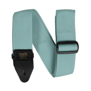 ErnieBall P05375 Polypro Guitar Strap/Bass Strap - Tidal Green