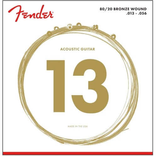 Fender 0730070403 70M 80/20 Bronze Acoustic Strings