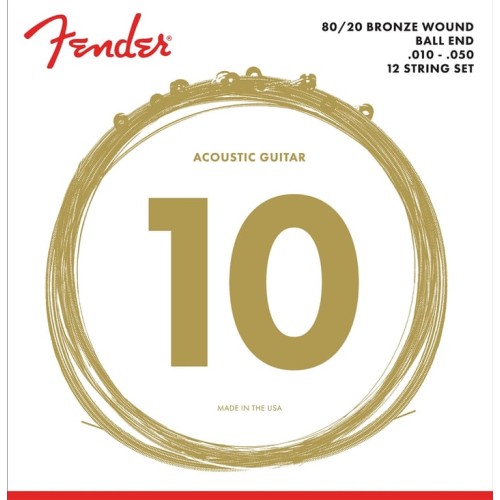 Fender 0730070423 70-12L 80/20 Bronze Acoustic Strings