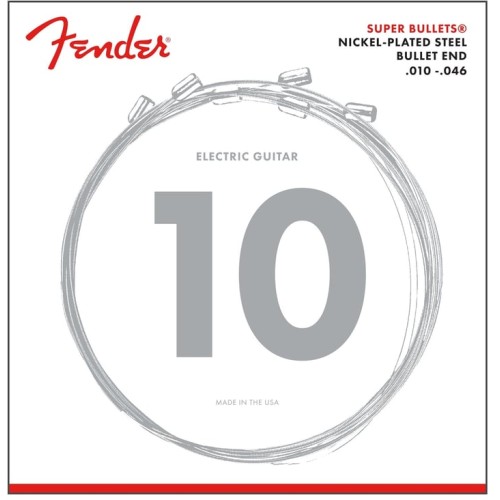 Fender 0733250406 Super Bullets Nickel Plated Guitar Strings