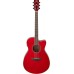 Yamaha FSC-TA TransAcoustic Cutaway Guitar - Ruby Red
