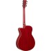 Yamaha FSC-TA TransAcoustic Cutaway Guitar - Ruby Red