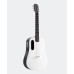 Lava Me Play 36 inch All-Weather Body Smart Acoustic-Electric Guitar - Nightfall Frost White