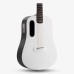 Lava Me Play 36 inch All-Weather Body Smart Acoustic-Electric Guitar - Nightfall Frost White