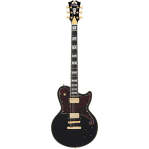 D'Angelico DADBATLSBKGS Deluxe Atlantic Baritone - Solid Black