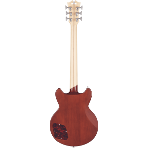 D'Angelico DADBRIMWLNS Deluxe Brighton Double-Cutaway Guitar - Matte Walnut