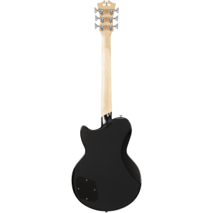 D'Angelico DAPATLBLFCS Premier Atlantic Single-Cutaway Guitar - Black Flake