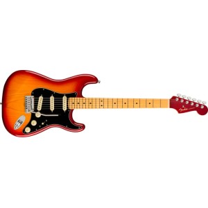 Fender 0118062773 American Ultra Luxe Stratocaster - Plasma Red Burst