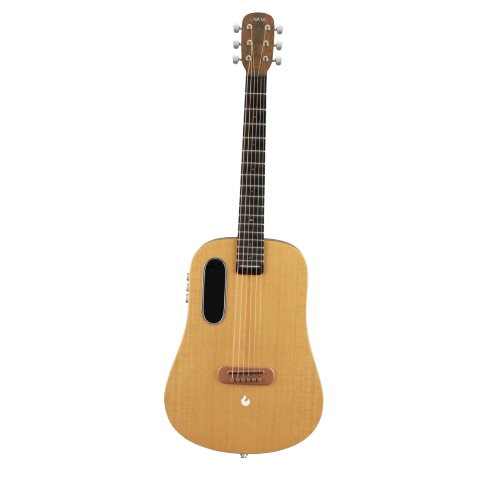 LAVA ME AIR Acoustic - Electric Guitar - Spruce Woodgrain Brown and Burlywood