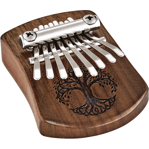 Meinl KL801TOL Mini 8 notes Kalimba, Tree Of Life, Black Walnut