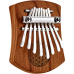 Meinl KL802FOL Mini 8 Notes Kalimba, Flower of Life, Red Zebrawood