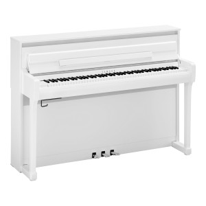 Yamaha Clavinova CLP-885 PWH Digital Piano With Bench - Polished White