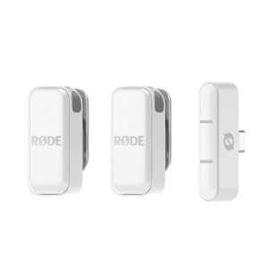 Rode Wireless Micro Ultra-compact Wireless Microphone, USB-C  Version - White