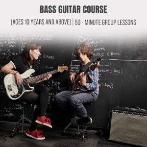 Yamaha Bass Guitar Course : (Ages 10 Years and Above) 50 Minute Group Lessons, Once a Week ( 4 Classes Total)