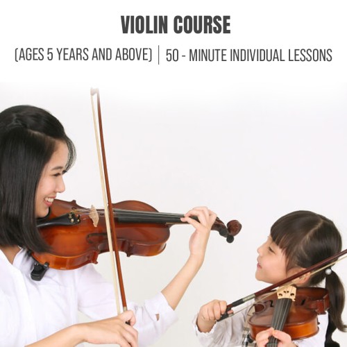 Yamaha Violin Course : (Ages 5 Years and Above) 50 Minute Individual Lessons, Once a Week ( 4 Classes Total)