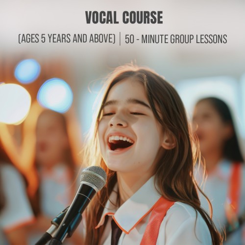 Yamaha Vocal Course : (Ages 5 Years and Above) 50 Minute Group Lessons, Once a Week ( 4 Classes Total)