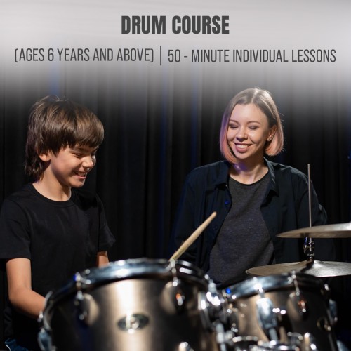 Yamaha Drum Course : (Ages 6 Years and Above) 50 Minute Individual Lessons, Once a Week ( 4 Classes Total)