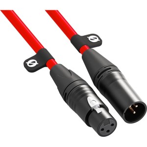 RODE XLR Male to XLR Female Cable (3m, Red)